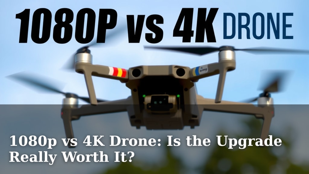 1080p vs 4K Drone: Is the Upgrade Really Worth It?