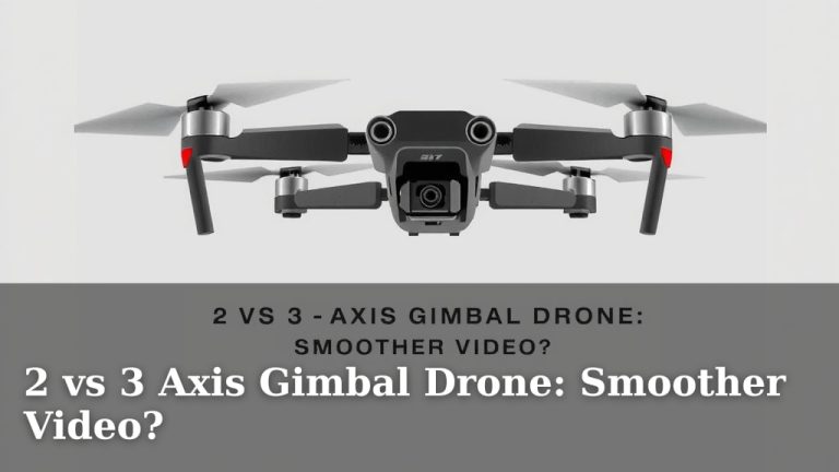 2 vs 3 Axis Gimbal Drone: Smoother Video?