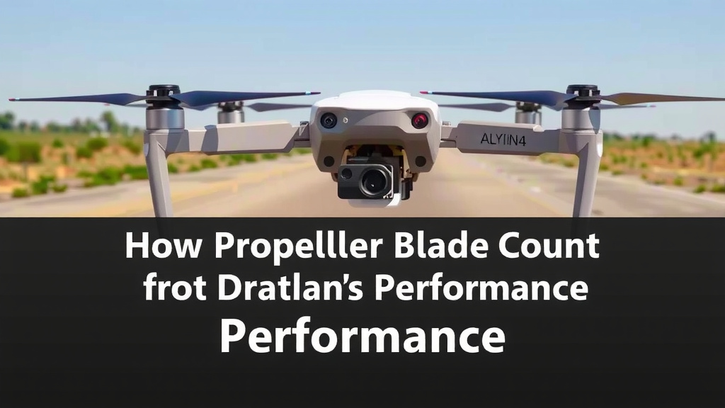 How Propeller Blade Count Affects Drone Performance
