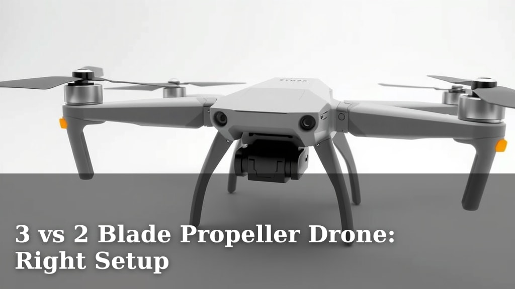 3 vs 2 Blade Propeller Drone: Right Setup
