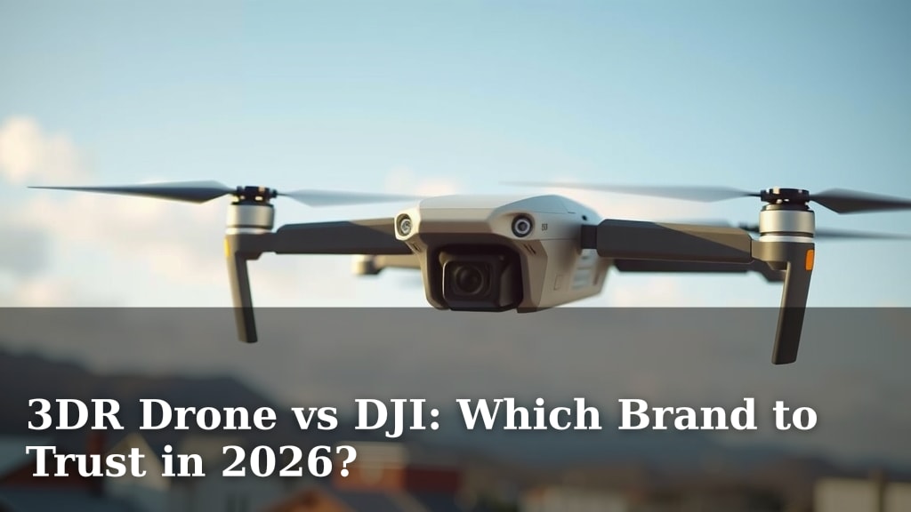 3DR Drone vs DJI: Which Brand to Trust in 2026?
