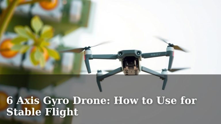 6 Axis Gyro Drone: How to Use for Stable Flight