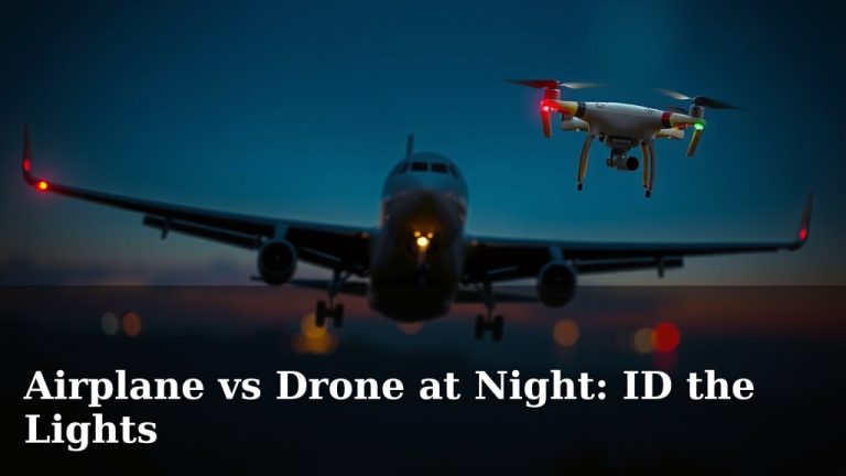 Airplane vs Drone at Night: ID the Lights
