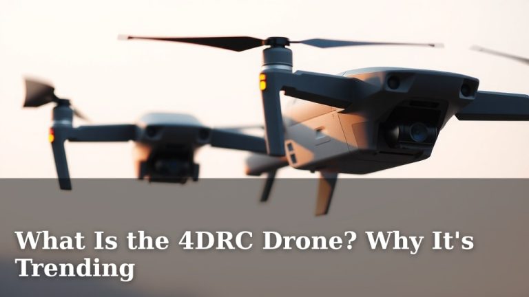 What Is the 4DRC Drone? Why It's Trending