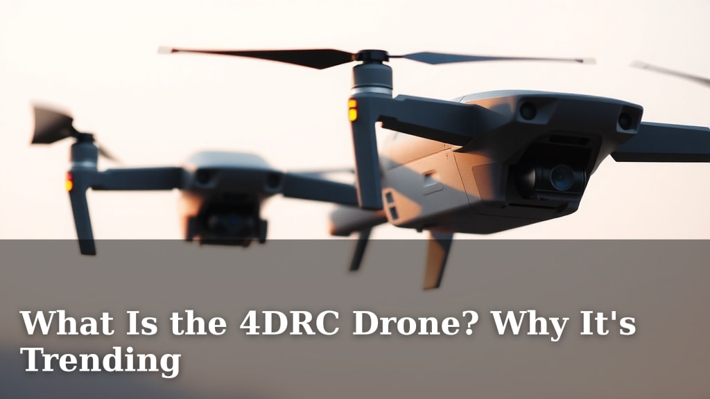What Is the 4DRC Drone? Why It's Trending